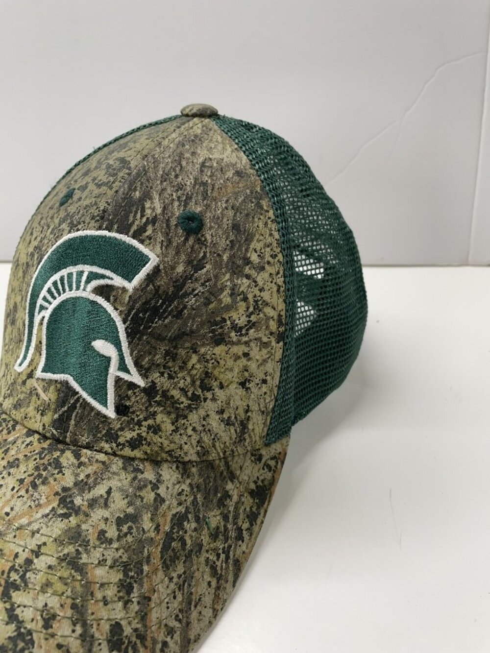 Vintage Captivating Headwear Green Mesh Camp Michigan State Hat - Picture 3 of 9